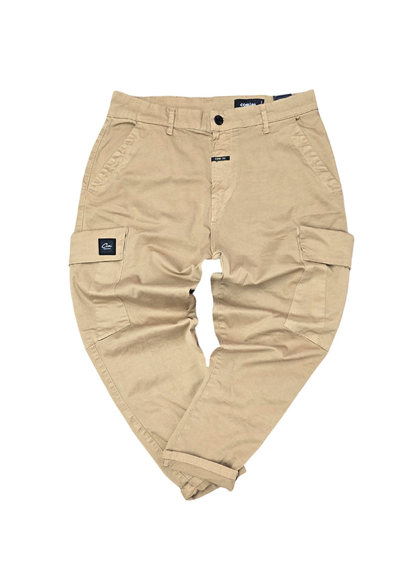 Ανδρικό παντελόνι κάργκο Cosi Jeans - 65 -SENTO - cargo pants regular fit μπεζ