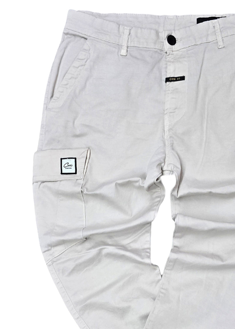 Ανδρικό κάργκο παντελόνι Cosi Jeans - 65-SENTO  - cargo pants regular fit ανοιχτό μπεζ