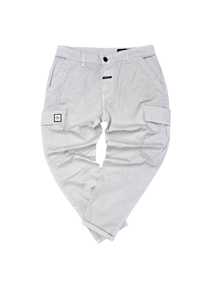 Ανδρικό κάργκο παντελόνι Cosi Jeans - 65-SENTO  - cargo pants regular fit ανοιχτό μπεζ