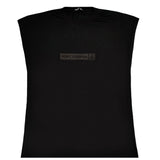 Tony couper - SL21/11 - sleeveless logo tee - black