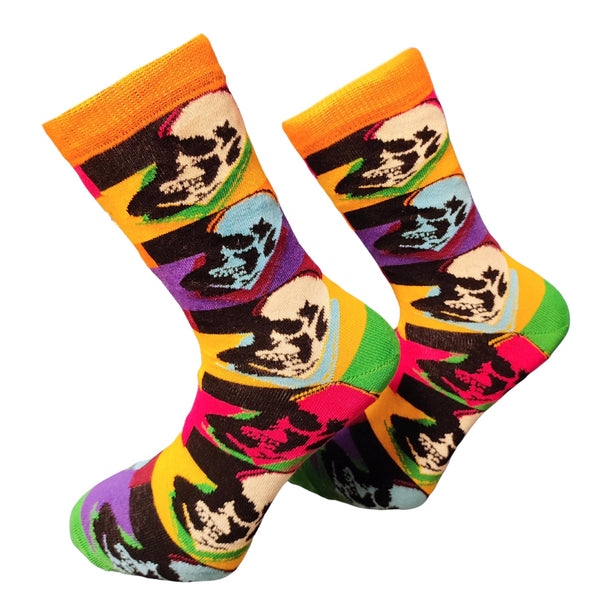 V-tex socks color skull - orange