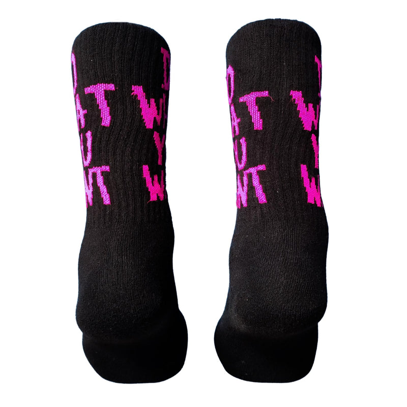 V-tex socks what you want - black/Fuchsia