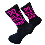 V-tex socks what you want - black/Fuchsia