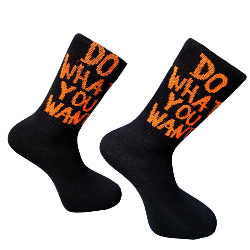 V-tex socks what you want - black/orange