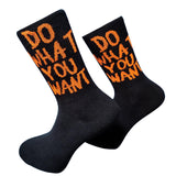 V-tex socks what you want - black/orange