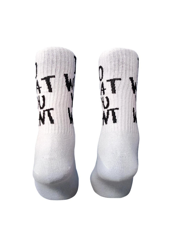 V-tex socks what you want - white/black