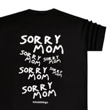 Twelve clothing sorry mom 5 years anniversary limited edition oversized tee - black