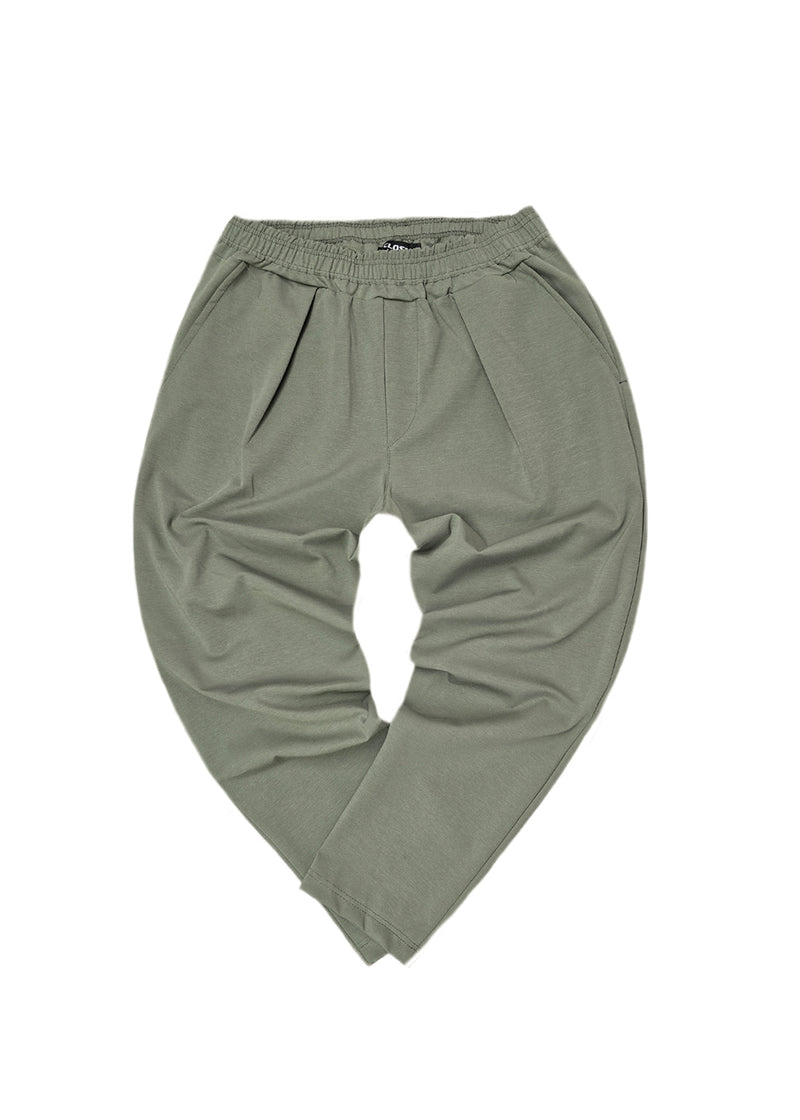 Ανδρικό υφασμάτινο παντελόνι Close Society-SP25-10-simple oversized pants khaki