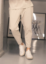 Ανδρικό υφασμάτινο παντελόνι Close Society - SP25-10 - simple oversized pants μπεζ