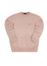 Ανδρικό φούτερ ανοιξιάτικο χωρίς χνούδι Close society-SP27-705-somon logo sweatshirt σομόν