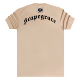 Scapegrace - ss2331869 - rear logo tee - beige