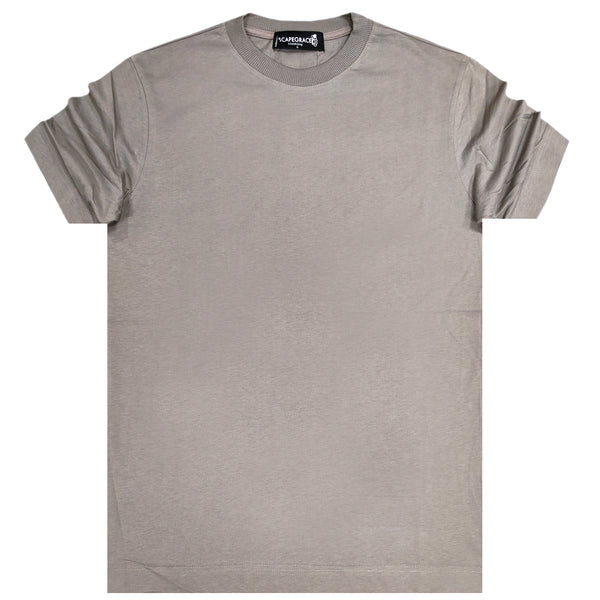 Scapegrace - ss2331869 - rear logo tee - grey