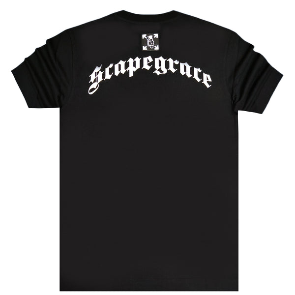 Scapegrace - ss2331869 - rear logo tee - black