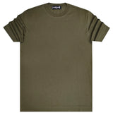 Scapegrace - ss2331869 - rear logo tee - khaki