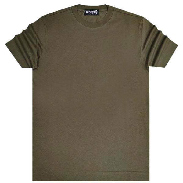 Scapegrace - ss2331869 - rear logo tee - khaki