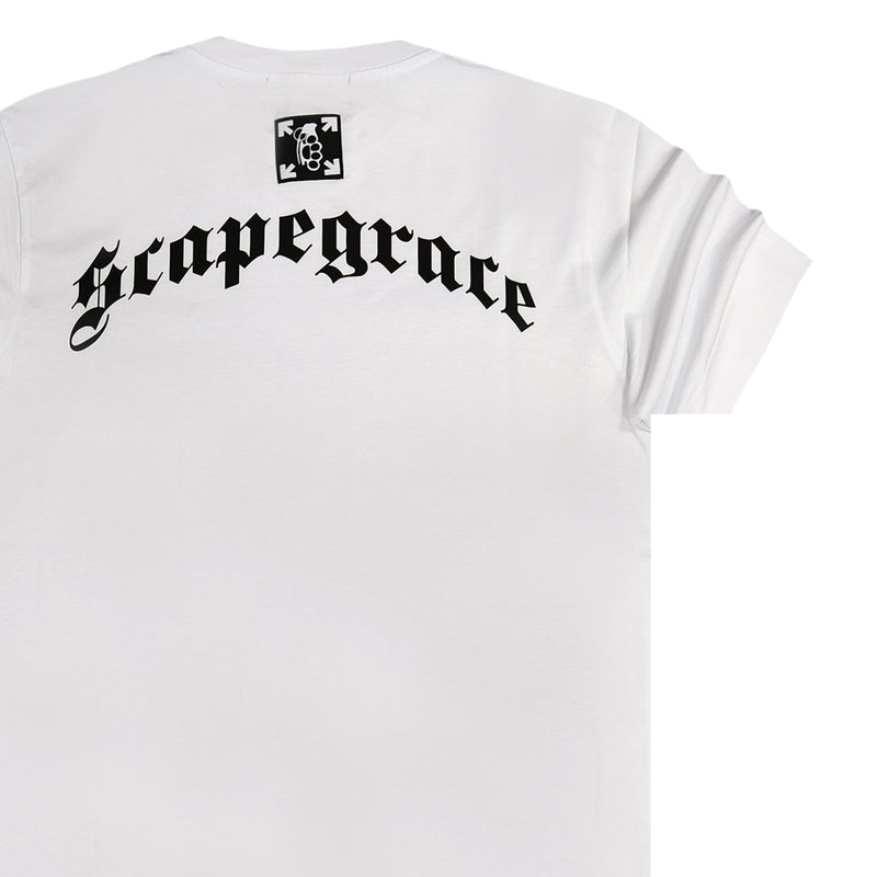 Scapegrace - ss2331869 - rear logo tee - white
