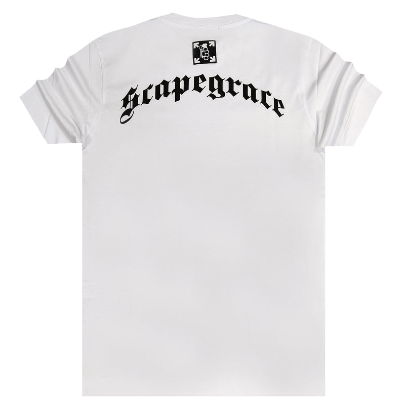 Scapegrace - ss2331869 - rear logo tee - white