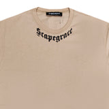 Scapegrace - ss23414-69 neck logo tee - beige