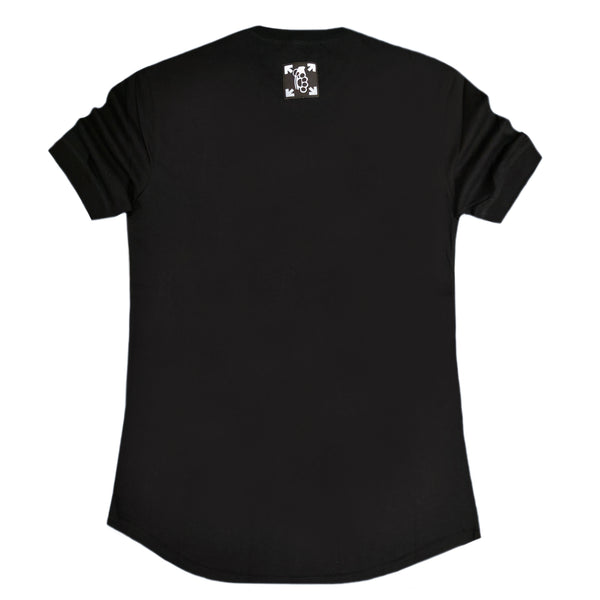 Scapegrace - ss23414-69 - neck logo tee - black