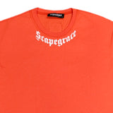 Scapegrace - ss23414-69 - neck logo tee - orange