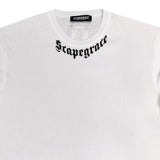 Scapegrace - ss23414-69 - neck logo tee - white