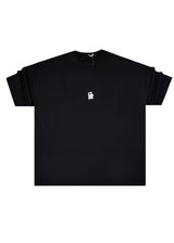 Close society Ανδρική κοντομάνικη μπλούζα oversized black Do Not Invite me STO-216