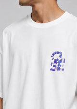 CLOSE SOCIETY - Ανδρικό oversized t-shirt - Λευκό STO-300