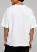 CLOSE SOCIETY - Ανδρικό oversized t-shirt - Λευκό STO-308