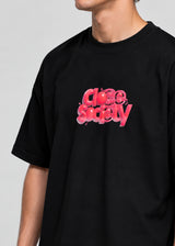 CLOSE SOCIETY - Ανδρικό oversized t-shirt - Μαύρη STO-317