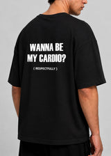 CLOSE SOCIETY - Ανδρικό oversized t-shirt  Cardio - Μαύρο STO-324