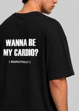 CLOSE SOCIETY - Ανδρικό oversized t-shirt  Cardio - Μαύρο STO-324