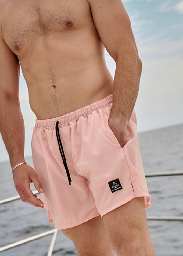 Ανδρικό μαγιό Tony Couper - SW24/14 - pink cube swimshorts ροζ