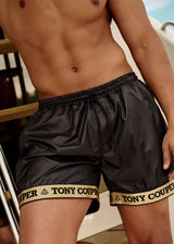Ανδρικό μαγιό Tony Couper - SW24/2 - black gross swimshorts μαύρο