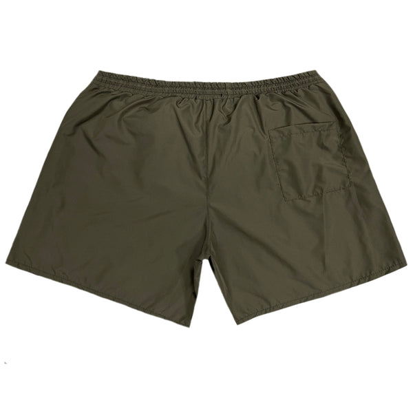 Ανδρικό μαγιό Τony couper - SW24/9 - black cube swimshorts χακί