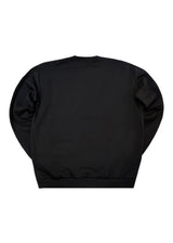 Ανδρική μακρυμάνικη φούτερ Close Society - SW26-500 - floral close logo regular fit μαύρο