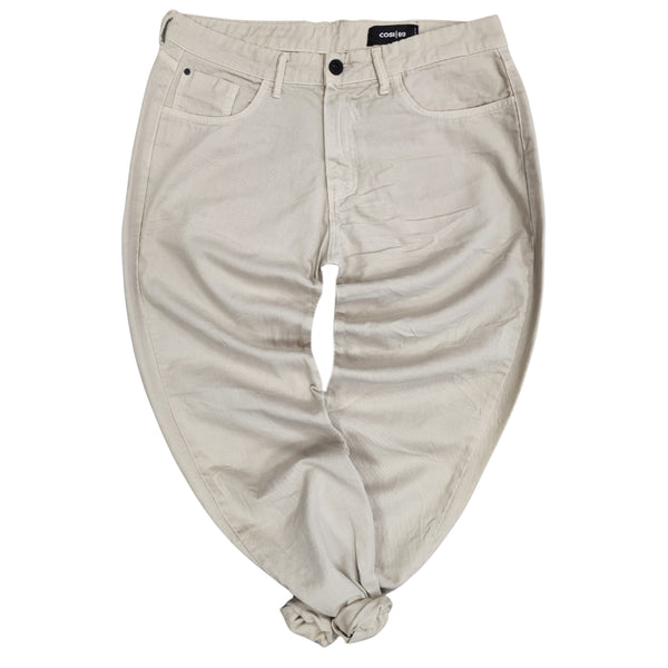 Ανδρικό Παντελόνι Cosi jeans - S&C-BEIGE - fabric μπεζ