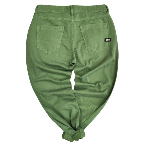 Ανδρικό Παντελόνι Cosi jeans - S&C-PEANUT-LAVA - fabric πράσινο