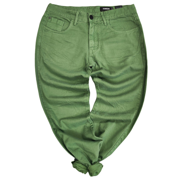Ανδρικό Παντελόνι Cosi jeans - S&C-PEANUT-LAVA - fabric πράσινο