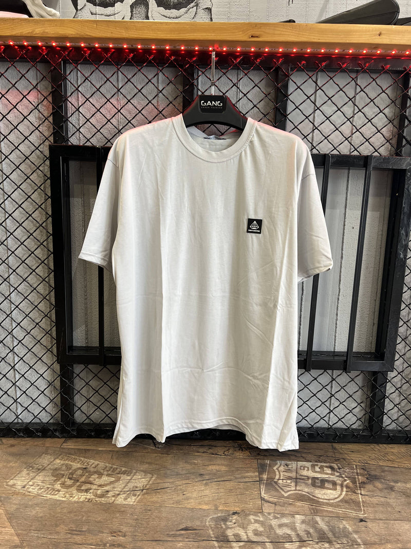 Ανδρική κοντομάνικη μπλούζα Tony couper  - T24/45 - white cube logo tee ice