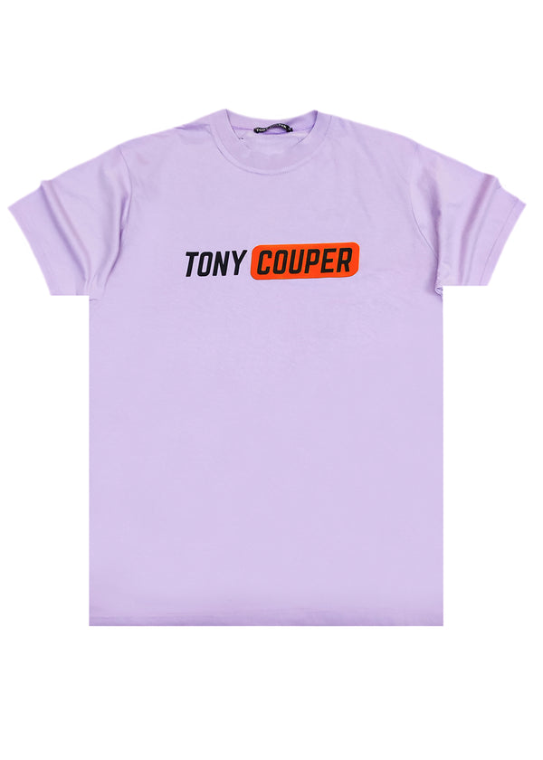 Ανδρική κοντομάνικη μπλούζα Tony couper - T24/65 - hub tee λιλά