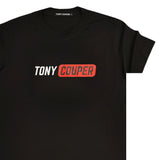 Κοντομάνικη μπλούζα Tony couper - T24/58 - hub tee μαύρο