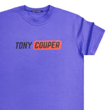 Κοντομάνικη μπλούζα Tony couper - T24/58 - hub tee μωβ