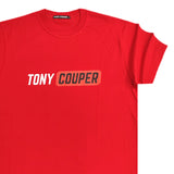 Κοντομάνικη μπλούζα Tony couper - T24/58 - hub tee κόκκινο