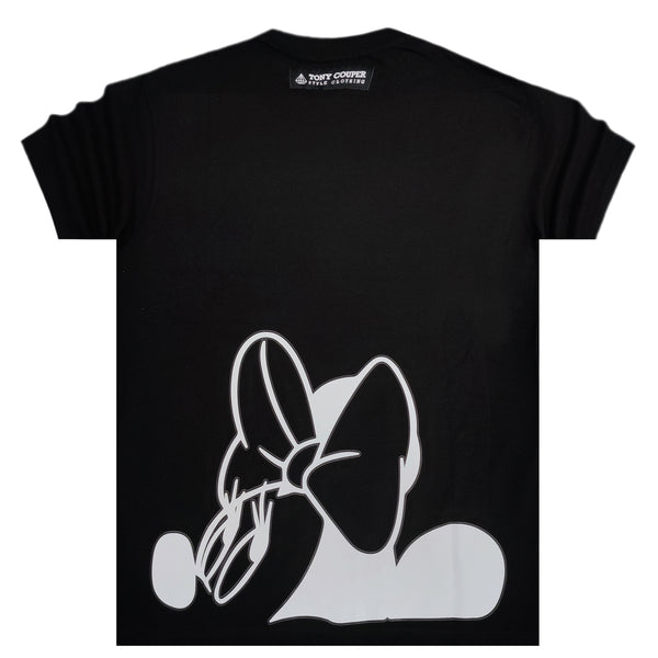 Κοντομάνικο μπλουζάκι Tony Couper - T24/67 - minnie mouse μαύρο