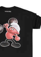 Ανδρική κοντομάνικη μπλούζα Tony couper - T25/10 - Black Gym oversized