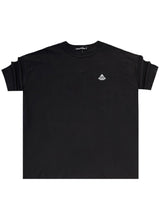 Ανδρική κοντομάνικη μπλούζα Tony couper - T25/10 - Black Gym oversized