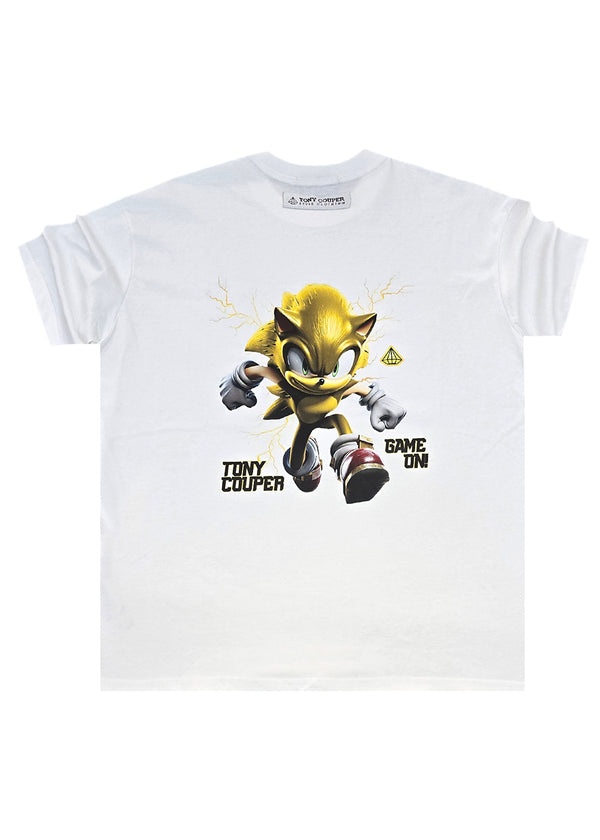 Ανδρική κοντομάνικη μπλούζα Tony couper - T25/10 - Ecru Speedster Loose fit