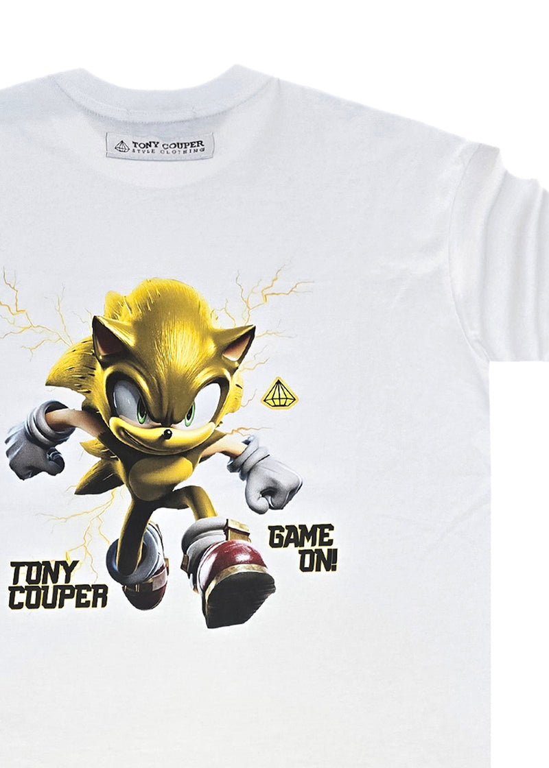 Ανδρική κοντομάνικη μπλούζα Tony couper - T25/10 - Ecru Speedster Loose fit