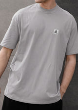 Ανδρική κοντομάνικη μπλούζα Tony Couper - T25/12 - grey cube regular fit γκρι ανοιχτό