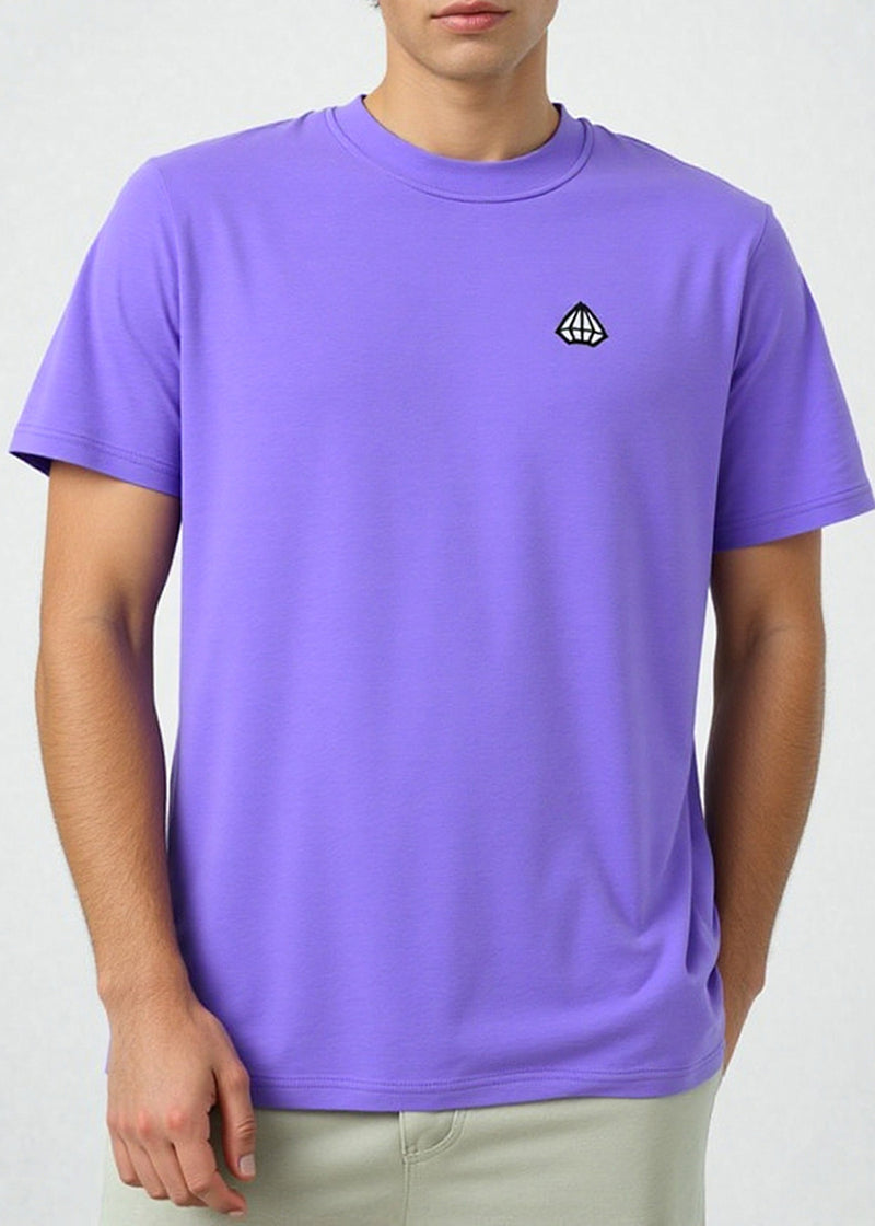 Ανδρική κοντομάνικη μπλούζα Tony Couper - T25/12 - purple diamond regular fit μωβ